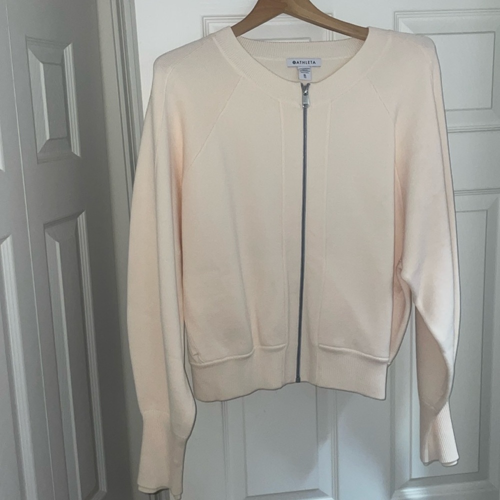 Athleta zip up sweater